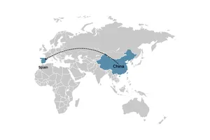 Shipping From China to Spain