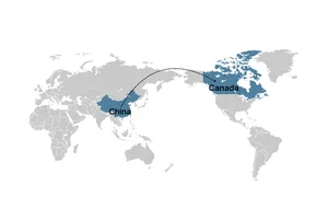 Shipping from China to Canada