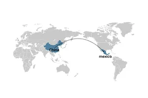 Shipping from China to Mexico