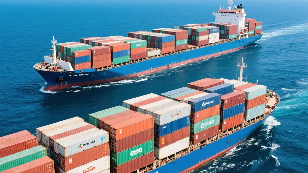 Sea shipping from China to UAE