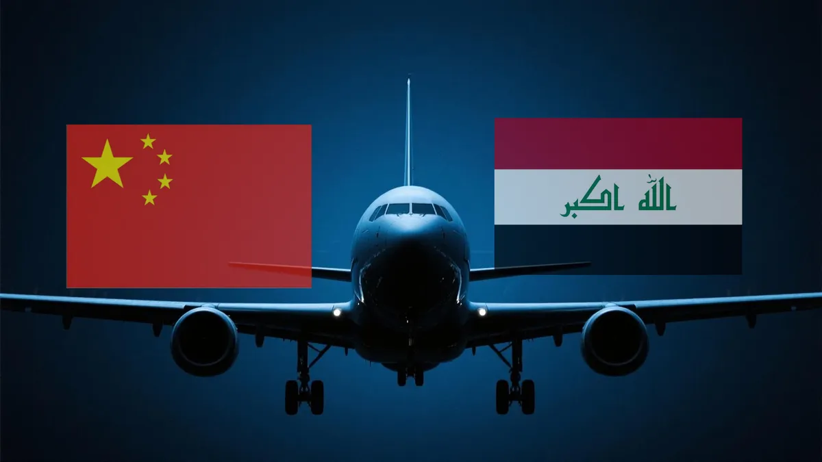 Air shipping from China to Iraq