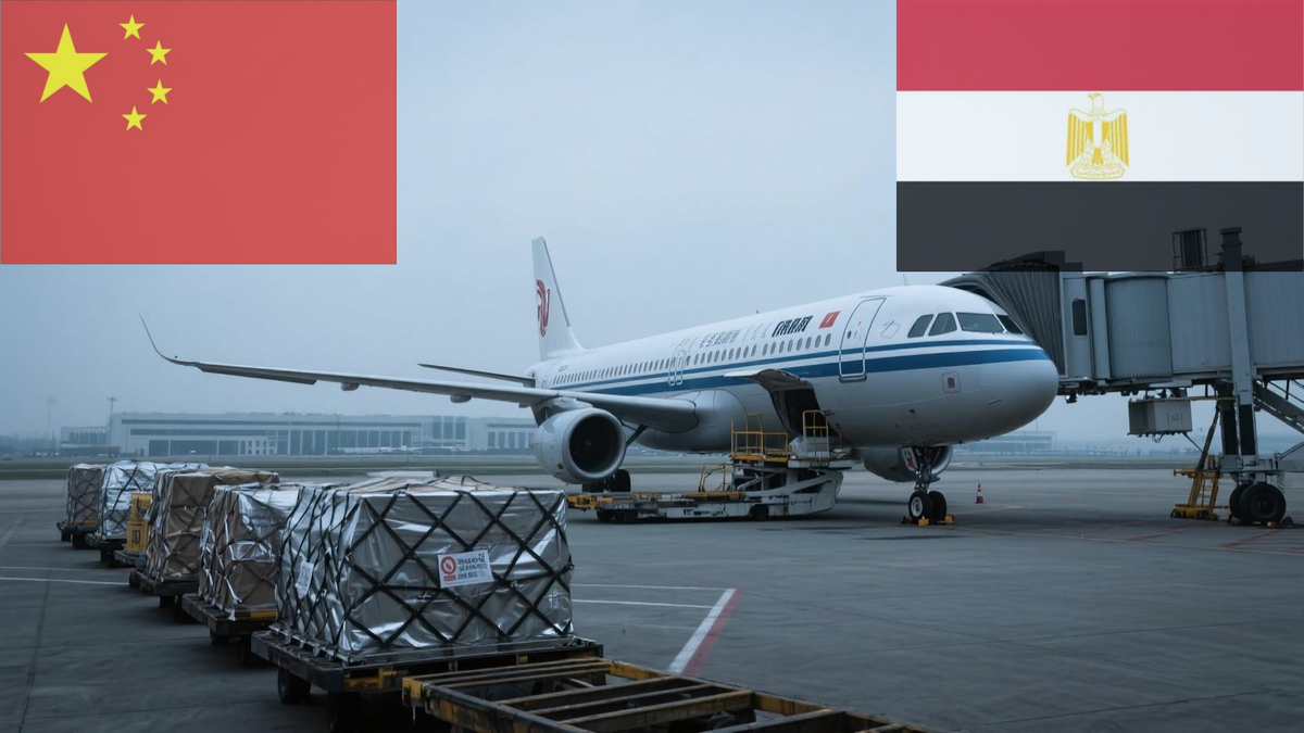 Air Shipping from China to Egypt