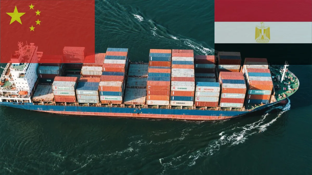Door to Door Shipping from China to Egypt