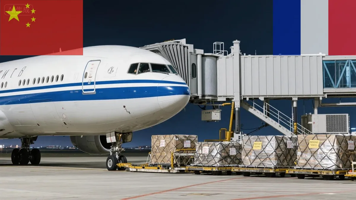 Air Shipping from China to France
