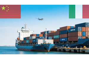 Door to door shipping from China Italy