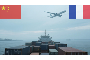 Door to door shipping from China France