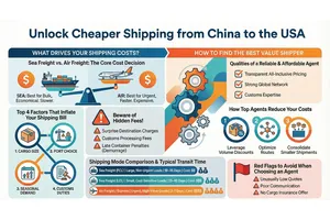 Cheapest shipping agent from China to USA