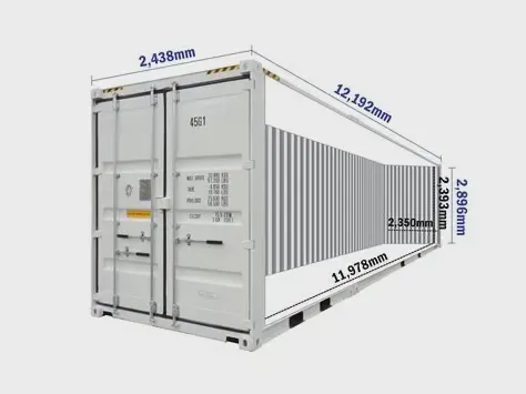 High cube shipping container cost from China