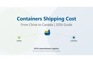 Containers Shipping Cost from China to Canada