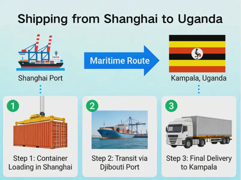 Shipping from Shanghai to Uganda