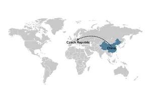Shipping from China to Czech Republic