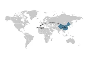 Shipping from China to Portugal