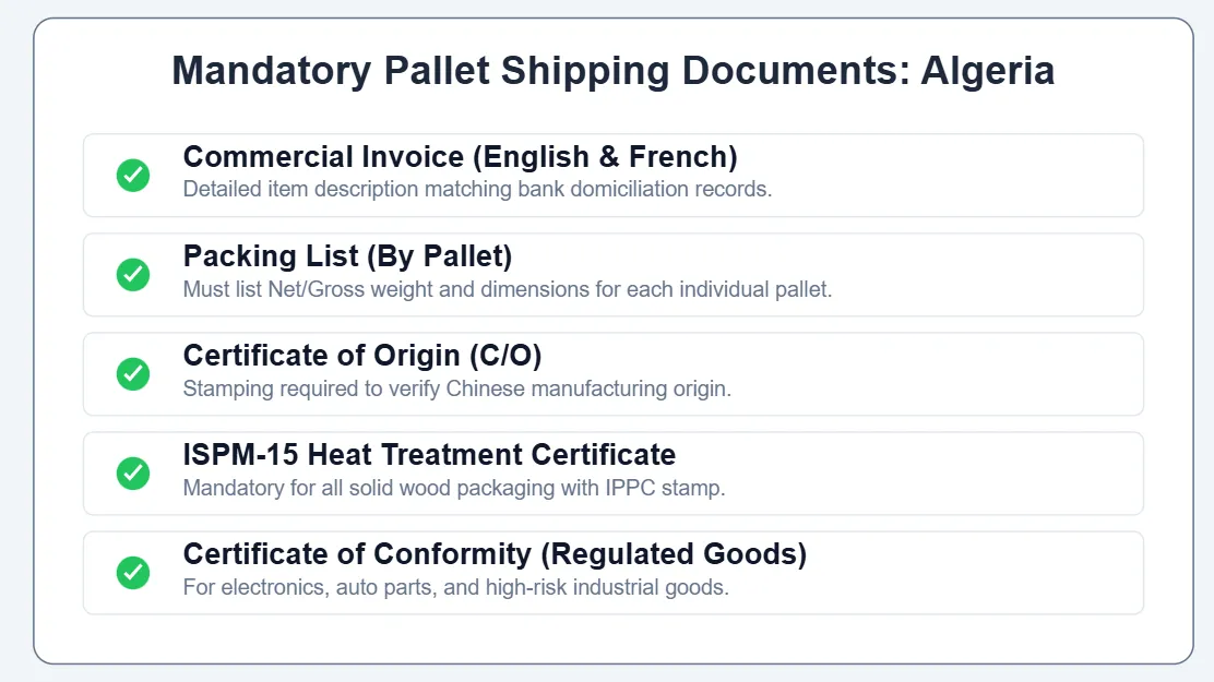 mandatory pallet shipping documents
