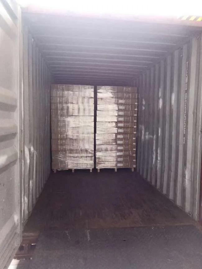 Fig 3: Cargo delivered at the customer's warehouse in Jeddah — cisterns and push plates arriving intact for distribution